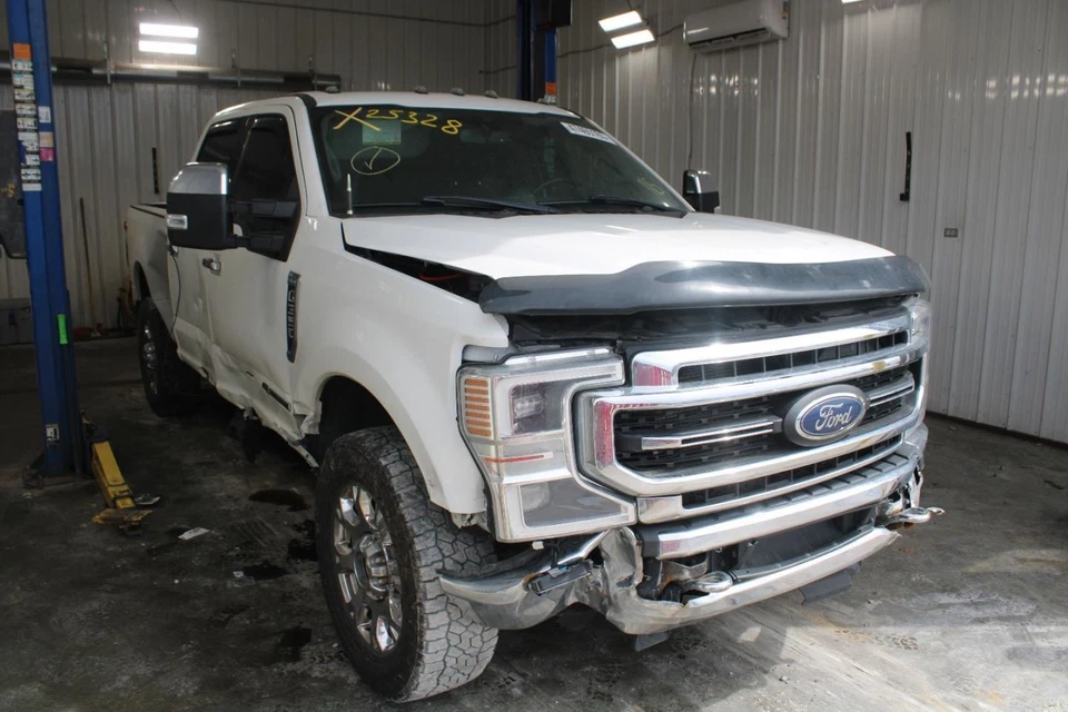 2021 Ford F350SD Right Front Door Trim Panel Black OEM Used 393729 - Image 2 of 4