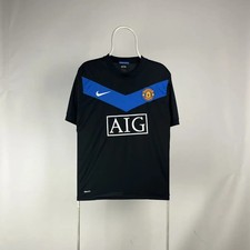 NIKE Manchester United 2009/10 AIG AWAY SHIRT JERSEY SIZE M