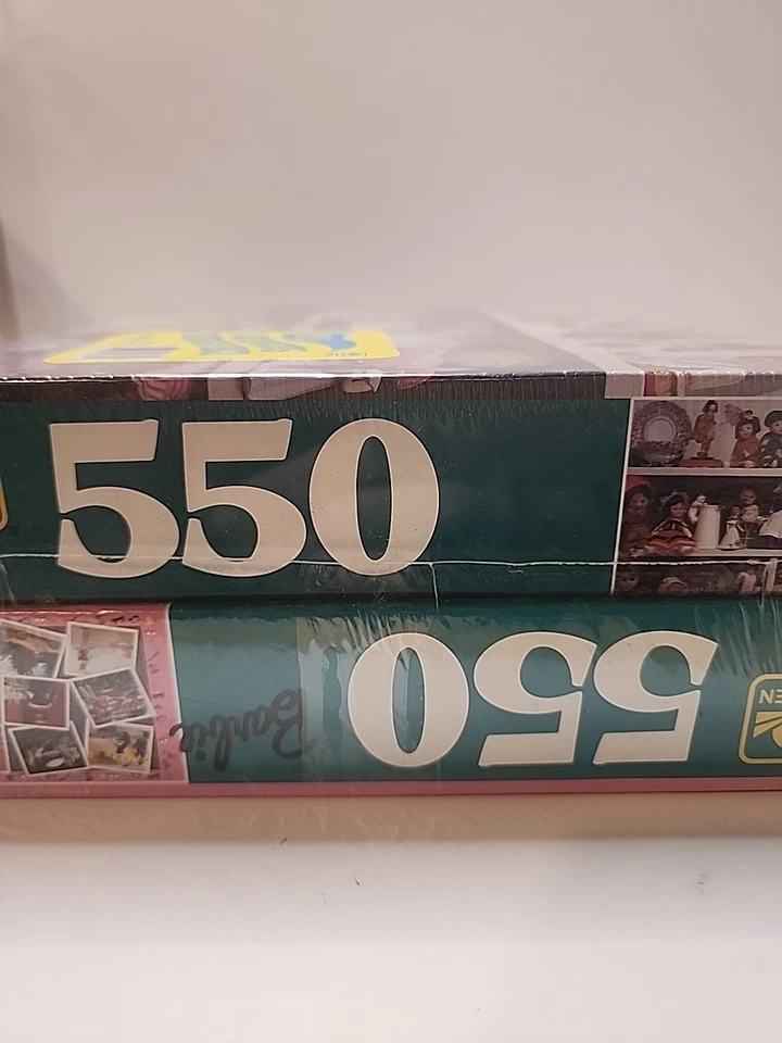 Juego de 2 Puzzles/Dorados 550 Piezas Barbie Nostalgi Y Muñecas Alrededor Del Mundo Foto 3 de 4