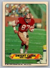 1983 Topps #7 Dwight Clark Stickers