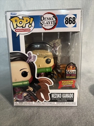 Funko POP! Demon Slayer - Nezuko Kamado -Metallic- 868 LA Comic Con W Protector