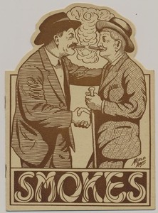 DIE CUT 1920 MONTANA CIGARS ADVERTISING BROCHURE BALTIMORES L.S. COHN - BUTTE