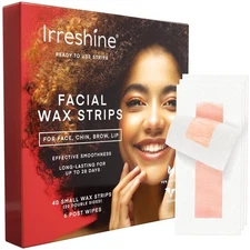 Facial Wax Strips for Hair Removal: Women Face Upper Lip Eyebrow Chin Waxing