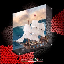 TECA IN PLEXIGLASS ACRILICO-SHOWCASE-TECA PER SET LEGO® 10210-IMPERIAL FLAGSHIP