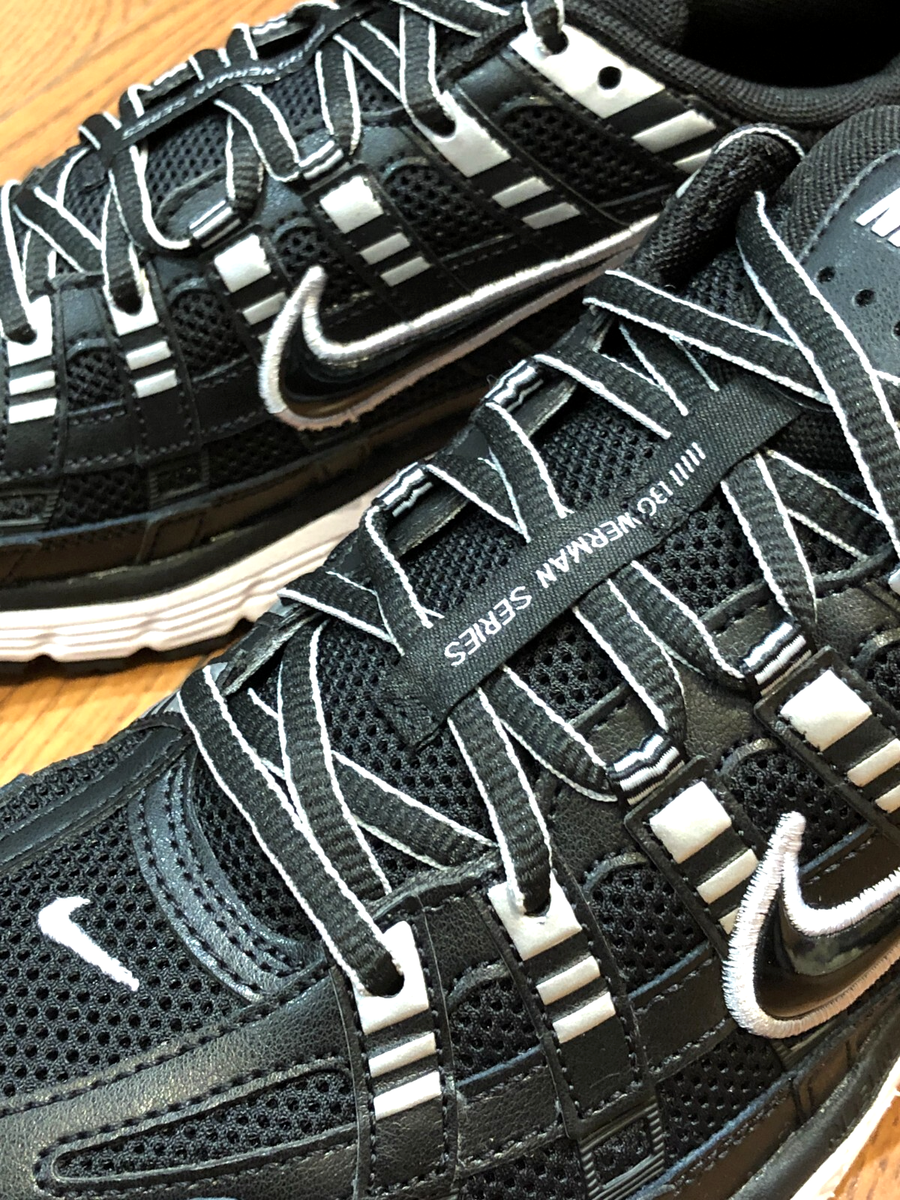NEW* Men Nike P-6000 BLACK / BLACK-WHITE (CD6404 026), Sz