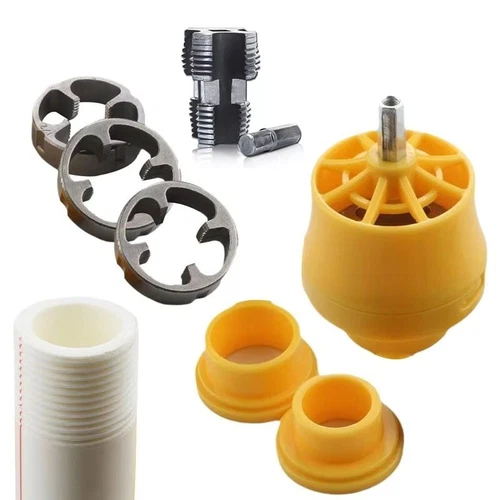 7Pcs PVC Thread Maker Tool NPT Die Set Pipe Round Threader 1/2" 3/4" 1" C88 - Picture 7 of 15