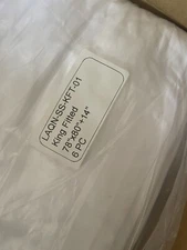 6 PC Hotel King Fitted Sheets 78”x80”x14”-New