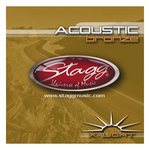 Set corde bronzo per chitarra acustica - extra light, stagg - Foto 2 di 3