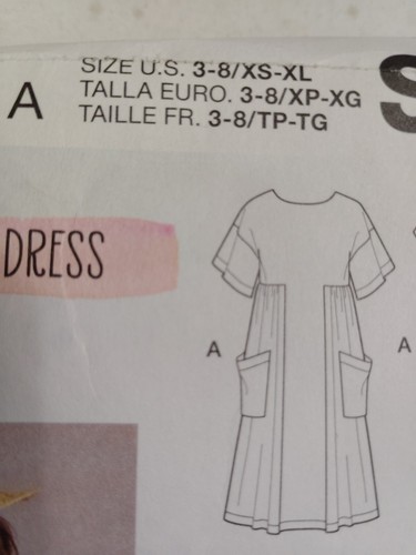Dress Tunic Matching Mommy Me Simplicity S8856 Sewing Pattern 8856 Girls Ladies - Picture 2 of 8
