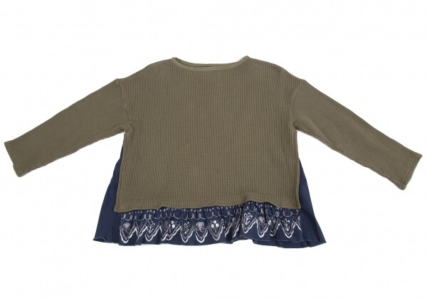 Ne-net Frill Switching T Shirt Size 2(K-129389) | eBay