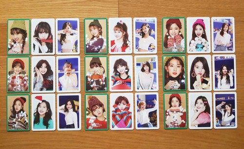 Twice Twicetagram Merry Happy Heart Shaker Official Photocards 3pcs Member Set Ebay