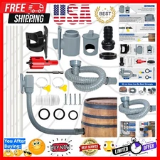 Efficient Rain Barrel Diverter Kit for Sustainable Gardening - Quick Install