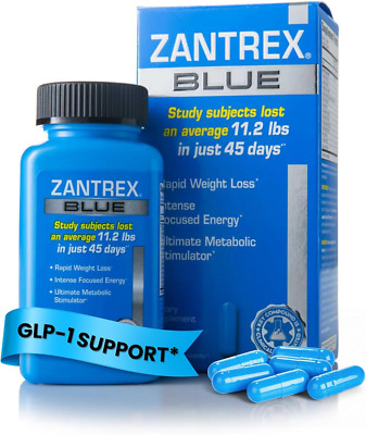 Zantrex Blue Energy & Thermogenesis Boost Energy | Weight Loss Supplement 