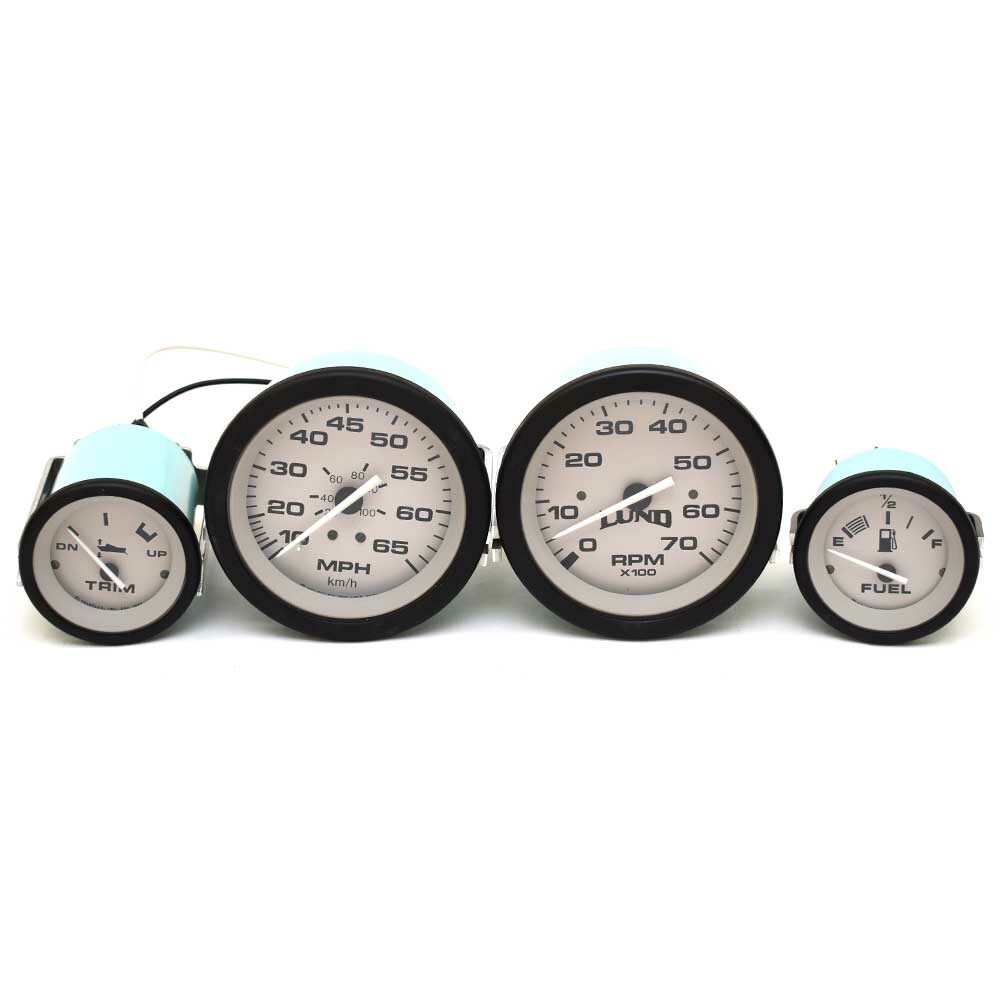Teleflex Boat Gauges Lund Gray / Black Driftwood (Set of 4) eBay