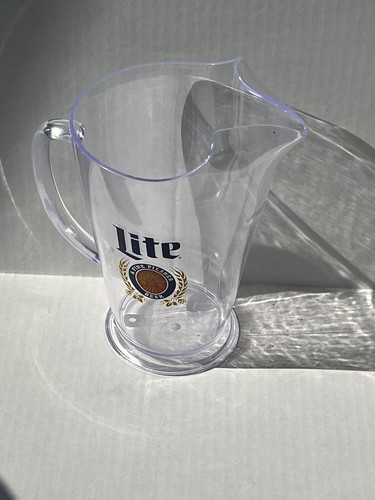 Acrylic Beer Pitcher Miller Lite Boelter Co MILWAUKEE WI