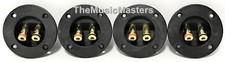 4X Gold Plated Banana Push Terminal Cup for Car Home Audio Speaker Box Cabinet