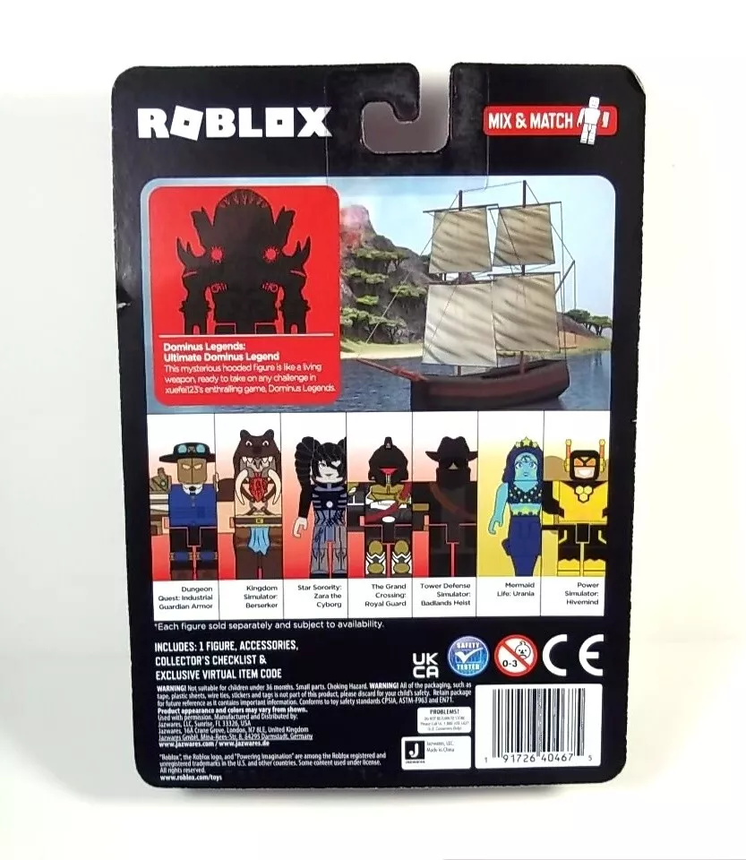 Roblox Action Collection - Dominus Legends: Ultimate Dominus Legend Core +  2 Mystery Figure Bundle [Includes Exclusive Virtual Item] 