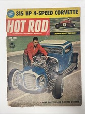 Vintage Hot Rod Automotive Magazine Corvette Cover - July 1961