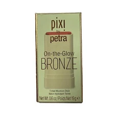 Pixi On The Glow Bronze Cheeks Lips Tinted Moisture Stick RichGlow 0.6 oz