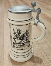 7" Lidded Beer Stein Rothenburg O D Tauber Germany Berlin