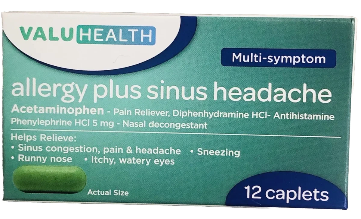 TopCare Severe Allergy Plus Sinus Headache Maximum Strength, 44 OFF