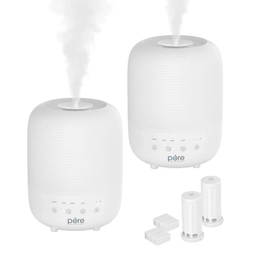 Pure Enrichment Easy Top Fill Humidifier Set Bundle 2 Pack, 3L Tank - Picture 8 of 12