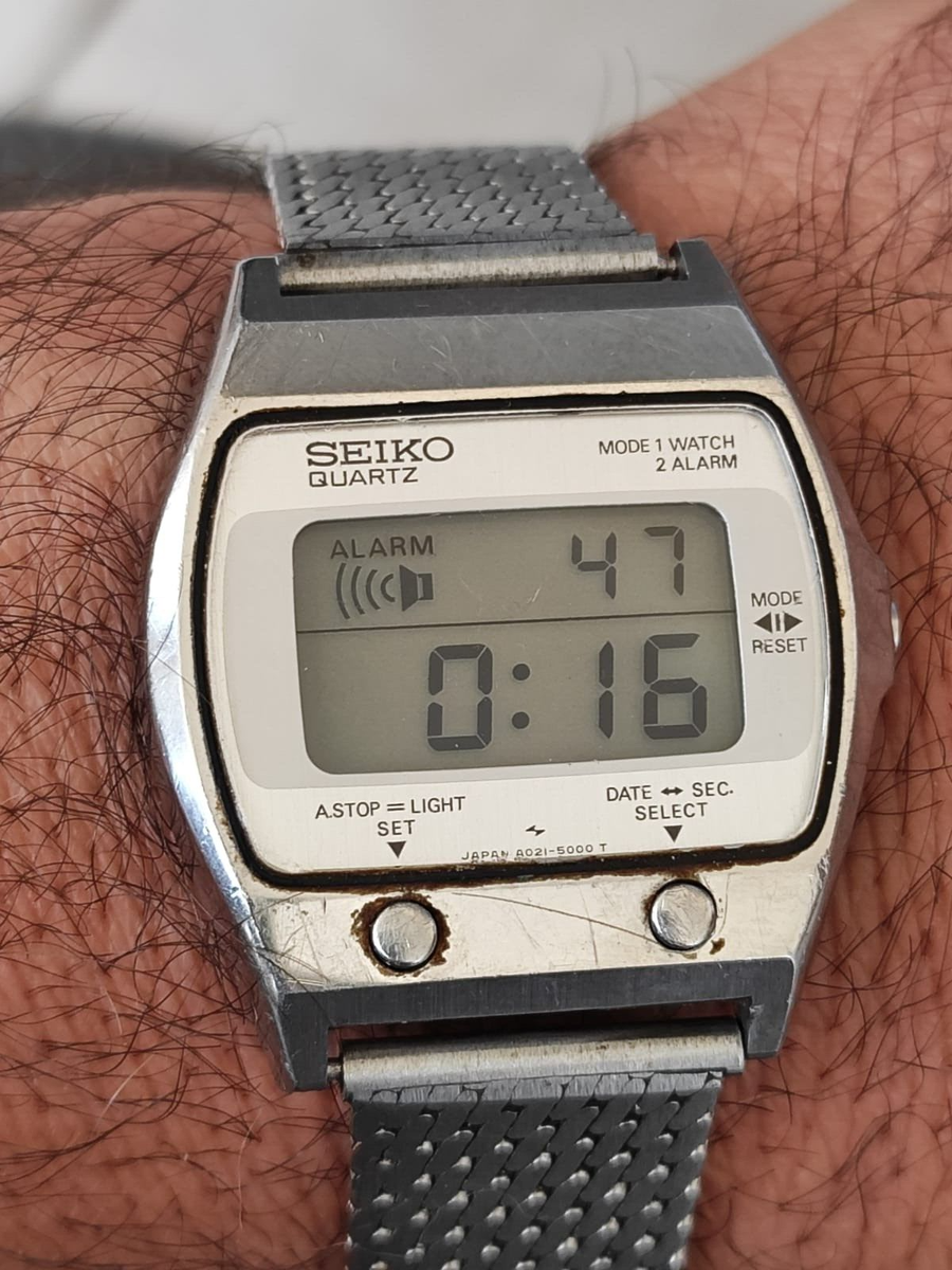 4AAM37 動作品 希少 SEIKO セイコー デジタル A029-5000 Yahoo!オークション - 稼働品 SEIKO セイコー MULTI-ALARM