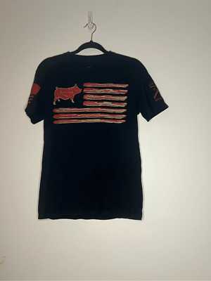 Grunt Style bacon flag shirt size small