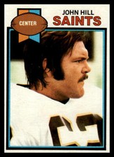 1979 Topps John Hill #43 New Orleans Saints