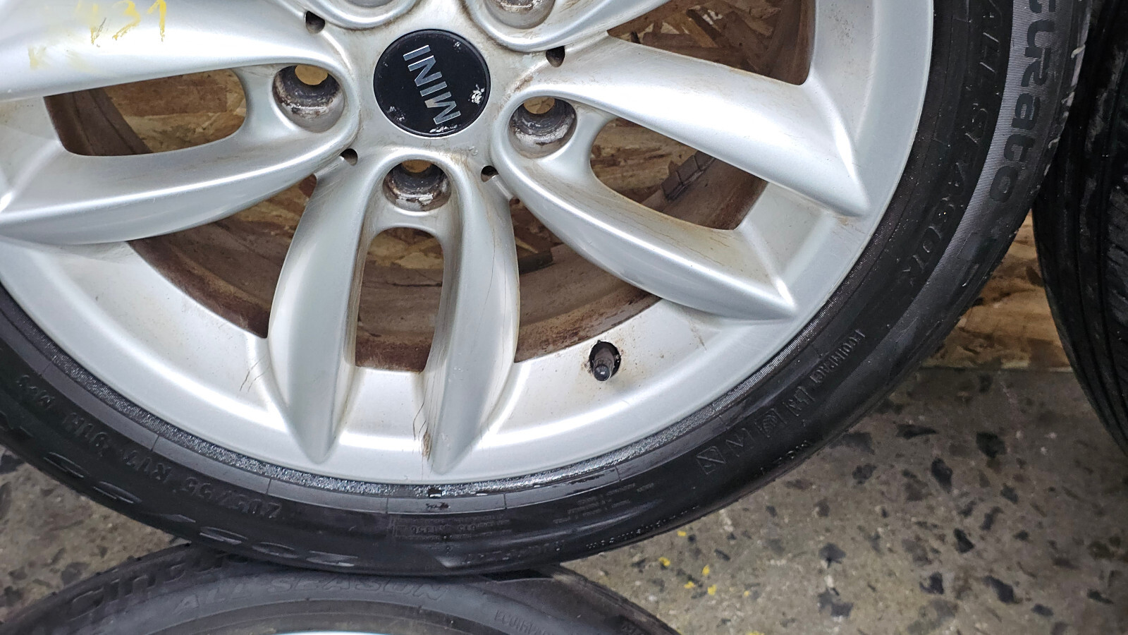 Mini R60 Steel Rims 11-16 Mini Cooper Countryman R60 Wheels Rims & Tires Style 126 17 ...