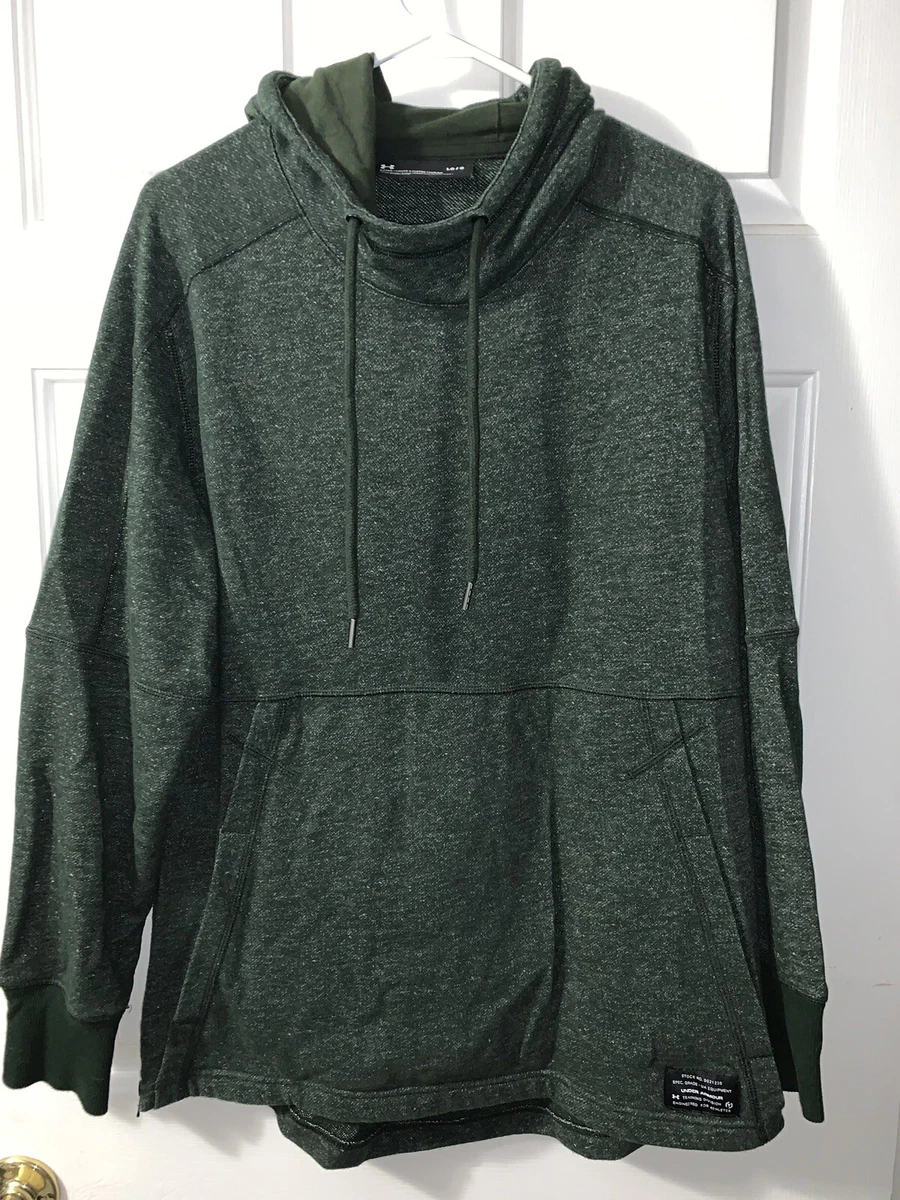 Under armour artillery green hoodie hotsell