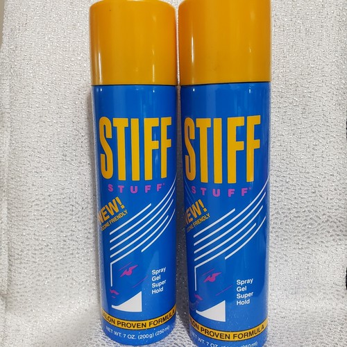 X2 Stiff Stuff Styling Spray Gel Super Hold, Salon Proven Formula 7 Oz