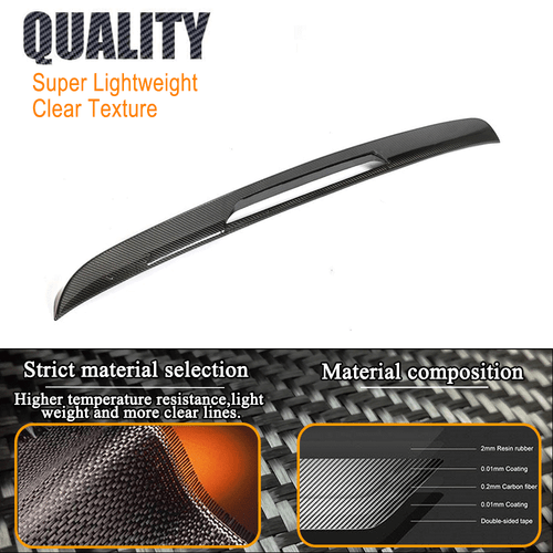 Alerón de techo de carbono para Mercedes Clase V W447 V250 18-20 alerón trasero labio ala - Imagen 9 de 13