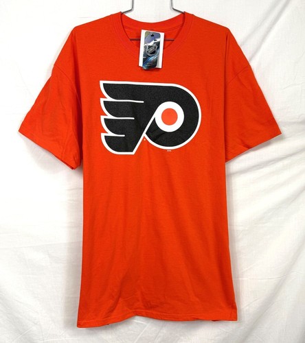 PHILADELPHIA FLYERS NHL MEN'S ORANGE LOGO T-SHIRT 2XL (50-52) FREE SHIP