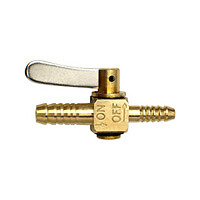 Motion Pro 90 Degree Fuel Valve - 1/4 NPT X 1/4 Barb Inline ON/OFF Valve For Small Engines