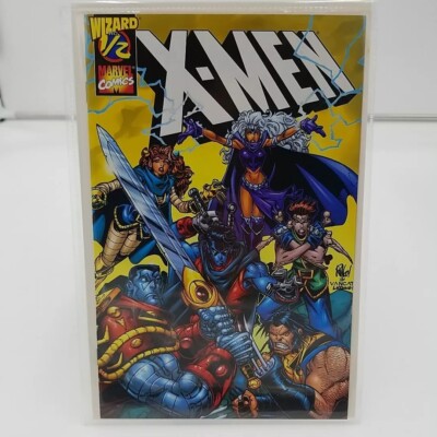 X-Men Wizard #1/2 With COA Wolverine Storm 1998 Marvel Comics 