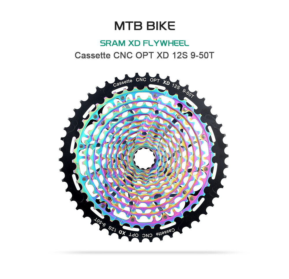 SunShine 12 Speed XD Cassette 9-50T 395g CNC Hollow Fits Sram NX