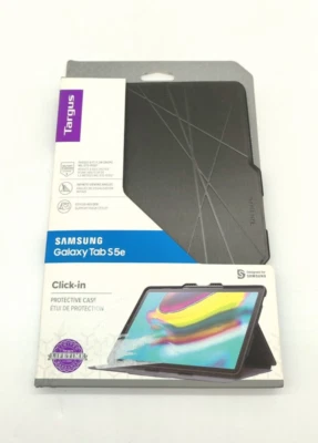 TARGUS THZ794GL Tablethülle Bookcover für Samsung Polyurethan, Schwarz #KT2704D- - Bild 1 von 4