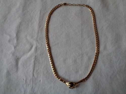 Collier Charles Jourdan - Pendentif Acrobates/danseurs Plaqué Or - Occasion - Magnifique
