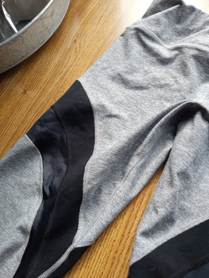  Calvin Klein XS Mujer Rayas Tobillo Yoga Pantalones Leggings, Negro Combo  Foto 4 de 4