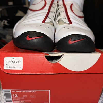 Size 13 - Nike Air Shake Ndestrukt Retro 2017 Bulls 885176900466| eBay