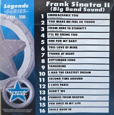 118 FRANK SINATRA LEGENDS  KARAOKE  LOT VA