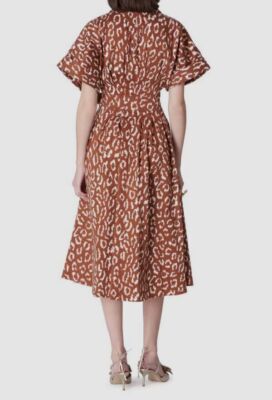 chiffon cocktail dress with sleeves Burgundy Knee Length Long Wedding Guest Color:Dark Floral Sort by Color- White Foundation Room | Citizens Dusty Rose