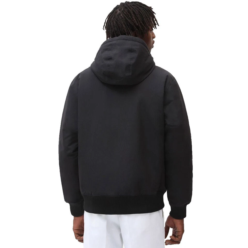 Dickies Nueva Sarpy Chaqueta de Hombre Invierno Capucha Piloto Negras - Imagen 2 de 4