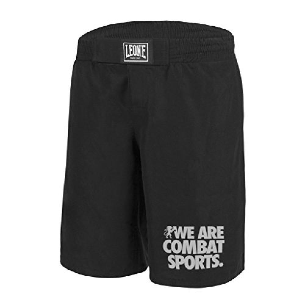 (TG. S) Leone 1947 Basic, Pantaloncino MMA Unisex - Adulto, Nero, S - NUOVO
