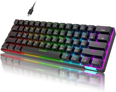 XINMENG SK61 Laptop PC Bluetooth Mechanical Keyboard for Mac Office and Learning