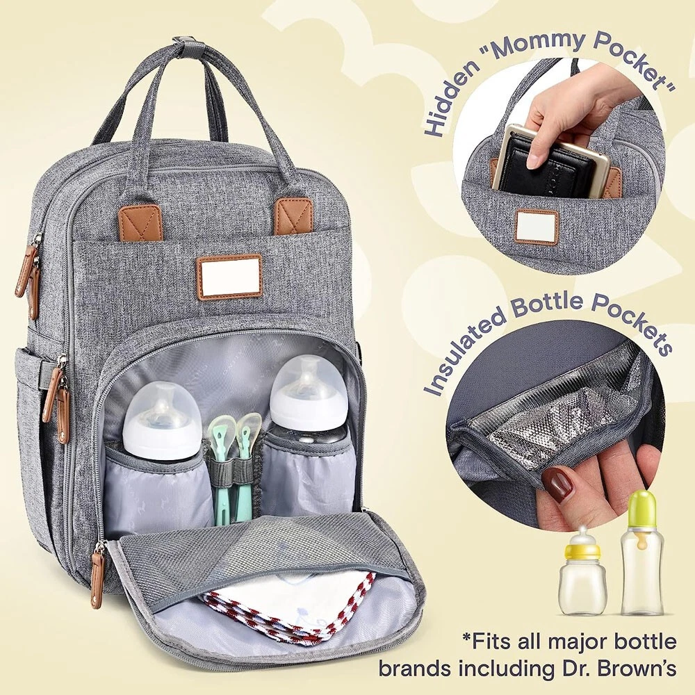 Mochila maternidad con cambiador Baby Nature - Enfants et Maison