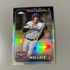 2024 Topps Pro Debut Cayden Wallace Chrome Refractor Base Royals