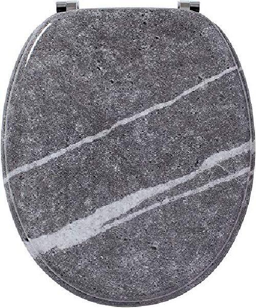 Wirquin 20720370 Sedile WC Woody, grigio