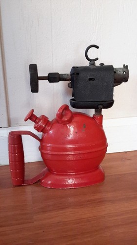 rare vintage unique mfg co brass blow torch sold